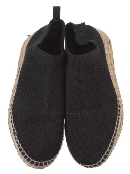 Alexander Wang Other - Alexander Wang Black Knit Slip-On Espadrilles